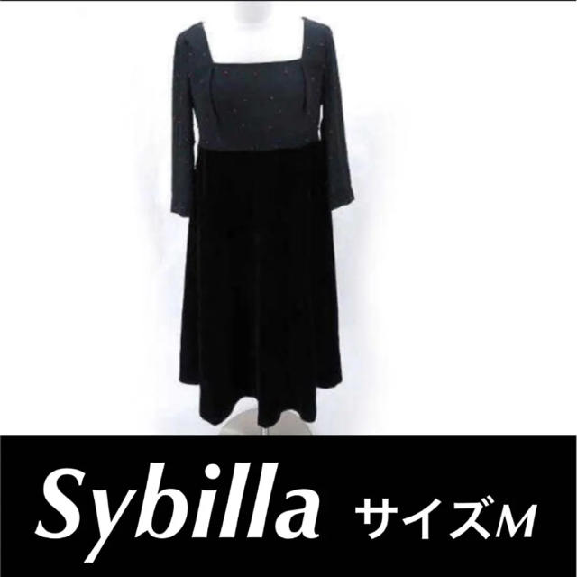 値引きする シビラ 黒ベロア七分袖ワンピース 新品 M - grupofranja.com