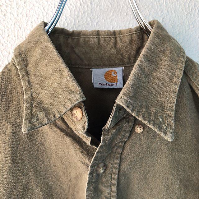 carhartt(カーハート)のCARHARTT ボタンダウンシャツ レザータグ メンズのトップス(シャツ)の商品写真