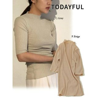 トゥデイフル(TODAYFUL)のDrytouch Halfsleeve Tops(カットソー(半袖/袖なし))