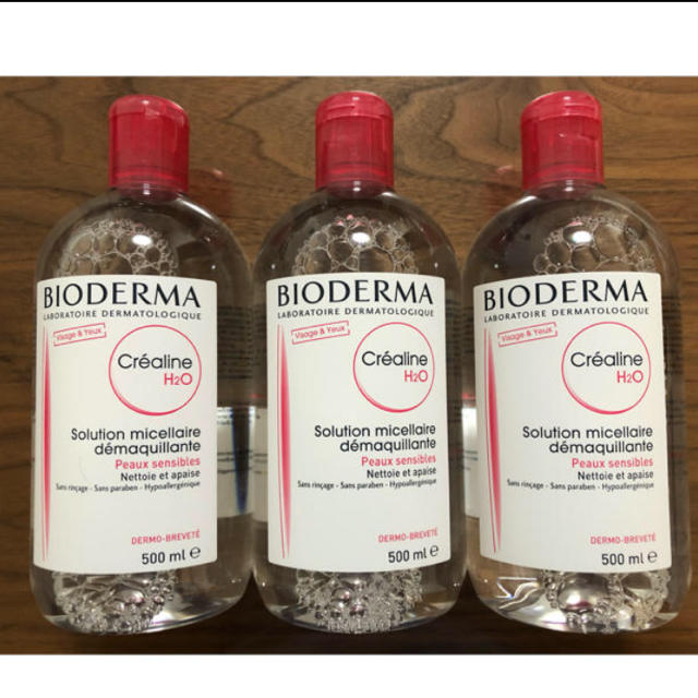 BIODERMA ビオデルマ サンシビオ H2O  500mL 3本