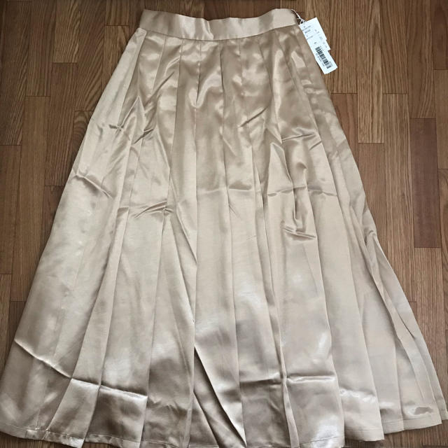 merlot(メルロー)のメルロープリュス プリーツフレアスカート レディースのスカート(ひざ丈スカート)の商品写真