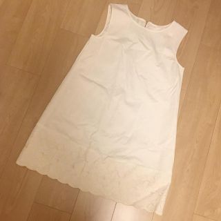 ジルバイジルスチュアート(JILL by JILLSTUART)の♡ガーリーホワイト　ワンピース♡(ミニワンピース)