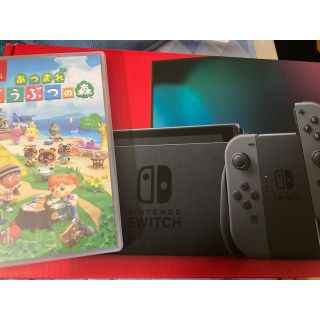 ニンテンドースイッチ(Nintendo Switch)の任天堂　Nintendo switch 本体　どうぶつの森　ソフト(家庭用ゲーム機本体)