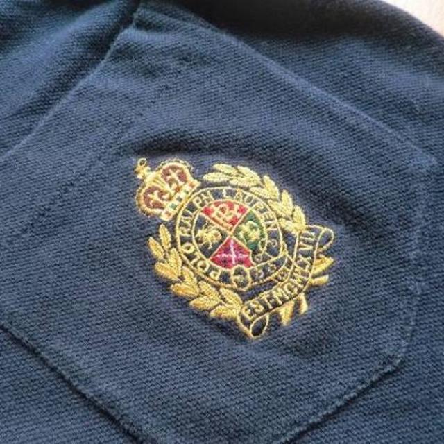 POLO RALPH LAUREN(ポロラルフローレン)の超美品■Poloラルフローレン■ ボタン付き 刺繍・濃紺 タンクトップ■メンズL メンズのトップス(タンクトップ)の商品写真