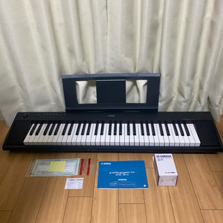 ヤマハ(ヤマハ)の【美品】ヤマハ NP-12B 電子キーボード piaggero ピアジェーロ(電子ピアノ)