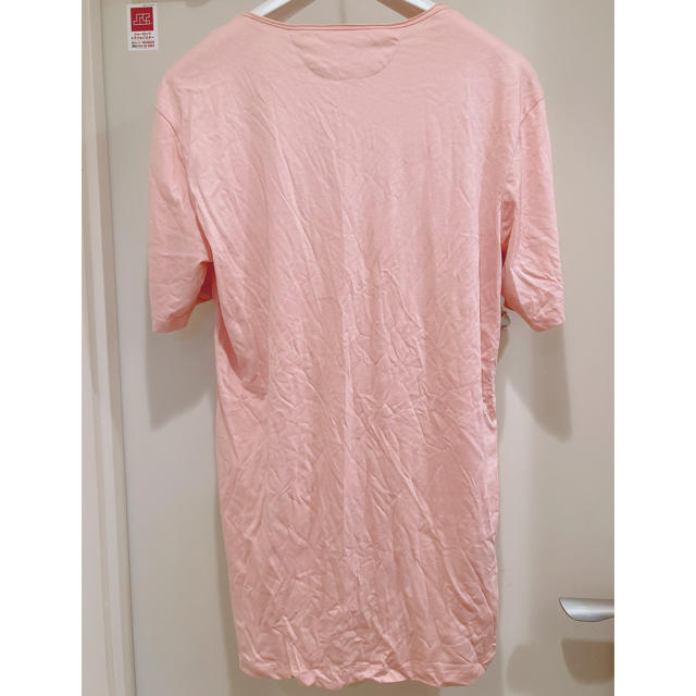 ZARA(ザラ)の【半額以下】新品タグ付き ZARA Tシャツ ピンク メンズのトップス(Tシャツ/カットソー(半袖/袖なし))の商品写真