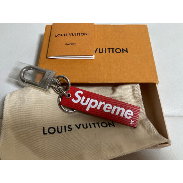 予約販売 LOUIS VUITTON Louis Vuitton×supreme キーリング 極美品 キーホルダー