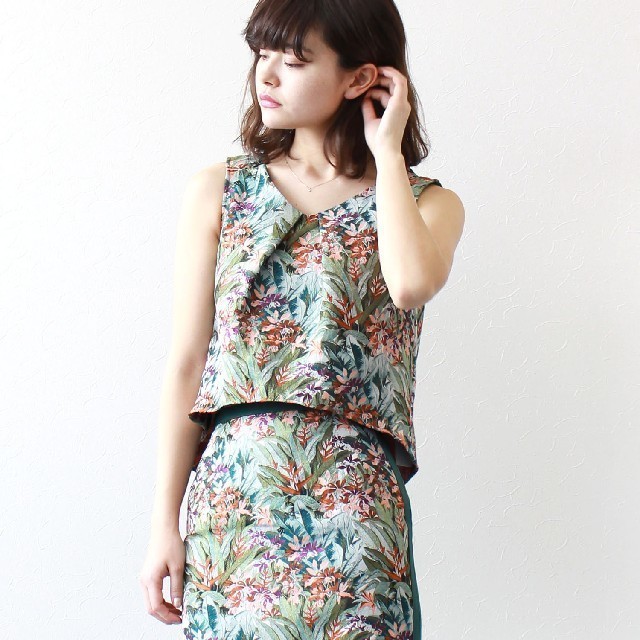 DRESSLAVE - ドレスレイブ2019SS ボタニカル柄 ジャカード