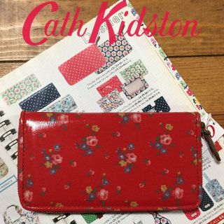 キャスキッドソン(Cath Kidston)の新品 キャスキッドソン ジップウオレット スプリグレッド(財布)