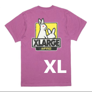 エクストララージ(XLARGE)のFR2 × XLARGE Fxxk Icon Tee パープル XL(Tシャツ/カットソー(半袖/袖なし))