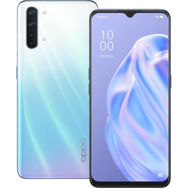 OPPO Reno3 A SIMフリー 白 6GB/128GB4800万画素＋800万画素