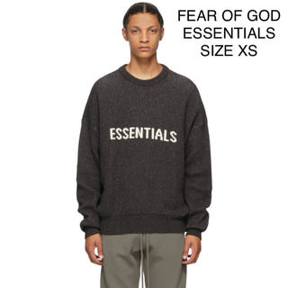 フィアオブゴッド(FEAR OF GOD)のEssentials Logo Sweatshirt XS black セーター(ニット/セーター)