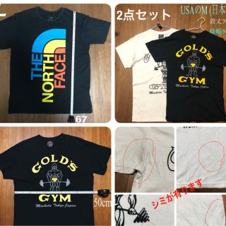 ザノースフェイス(THE NORTH FACE)のKENJI1977様専用The North Face / ゴールドジム 2枚組(Tシャツ/カットソー(半袖/袖なし))