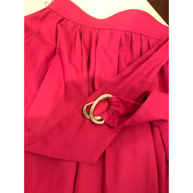 NOLLEY'S(ノーリーズ)のフレアスカート　ノーリーズ　ピンク　ロングスカート　ハイウエスト レディースのスカート(ロングスカート)の商品写真