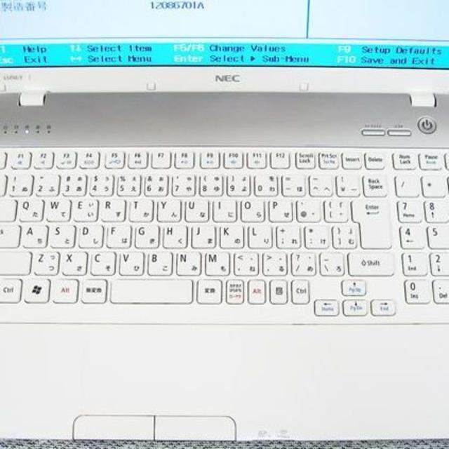 NEC(エヌイーシー)の⛅劇的高速化ツール⛳NEC-LS550⛄ SSD換装可&windows10❗ スマホ/家電/カメラのPC/タブレット(ノートPC)の商品写真