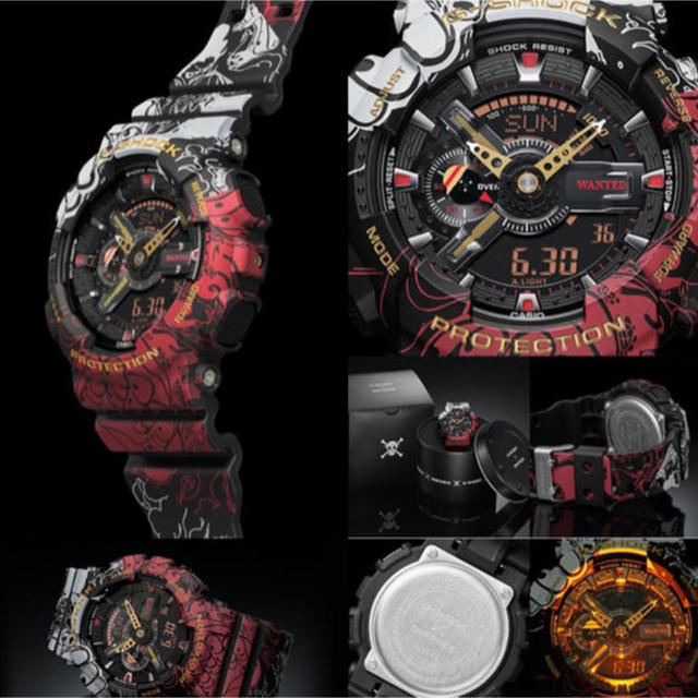 g shock one piece コラボ　GA-110JOP-1A4JR