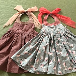 エプロンドレス👗2枚セット(お食事エプロン)