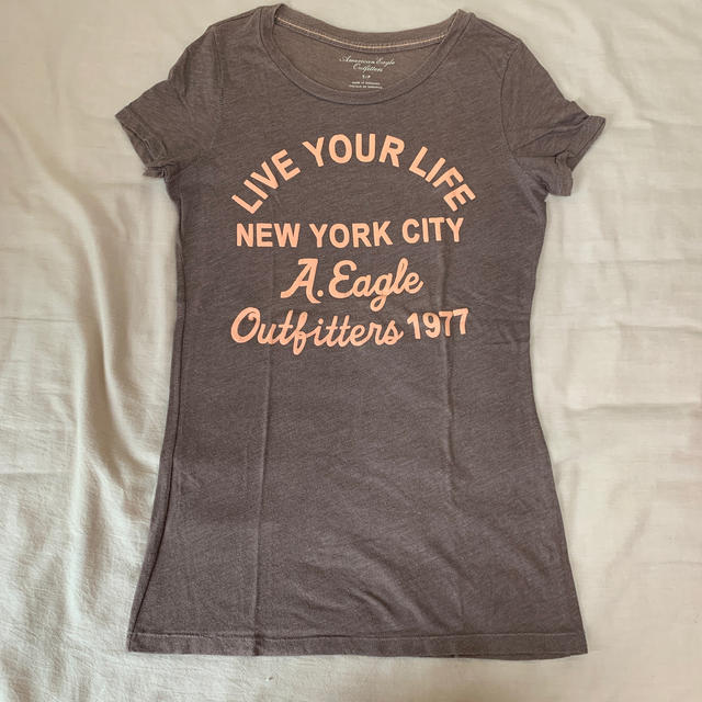 American Eagle(アメリカンイーグル)のTシャツ　ブラウン　American EAGLE レディースのトップス(Tシャツ(半袖/袖なし))の商品写真