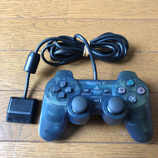 プレイステーション2(PlayStation2)の★PS2 純正 コントローラー　DUALSHOCK 2 青　比較的綺麗！★(家庭用ゲーム機本体)