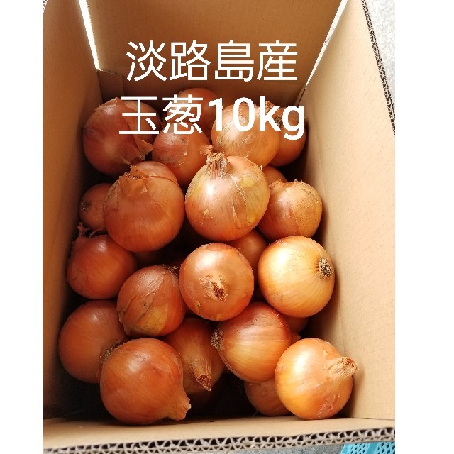 めっちゃ甘い‼️淡路島産玉葱10kg、農家直送です❗ 食品/飲料/酒の食品(野菜)の商品写真