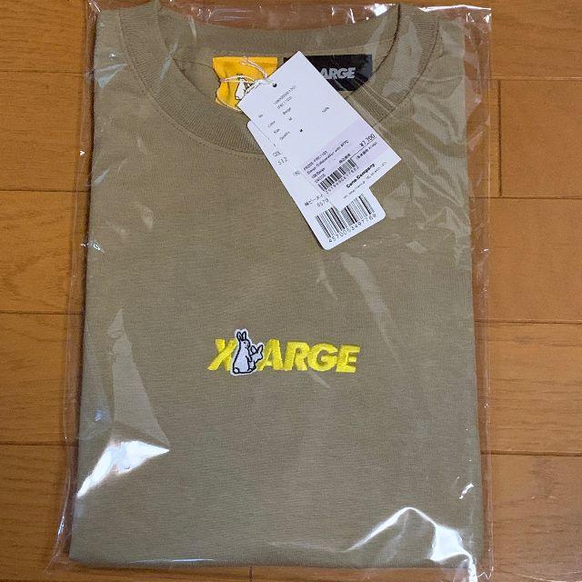 XLARGE(エクストララージ)のMサイズ　FR2 XLARGE Fxxk Icon Tee2 ベージュ メンズのトップス(Tシャツ/カットソー(半袖/袖なし))の商品写真