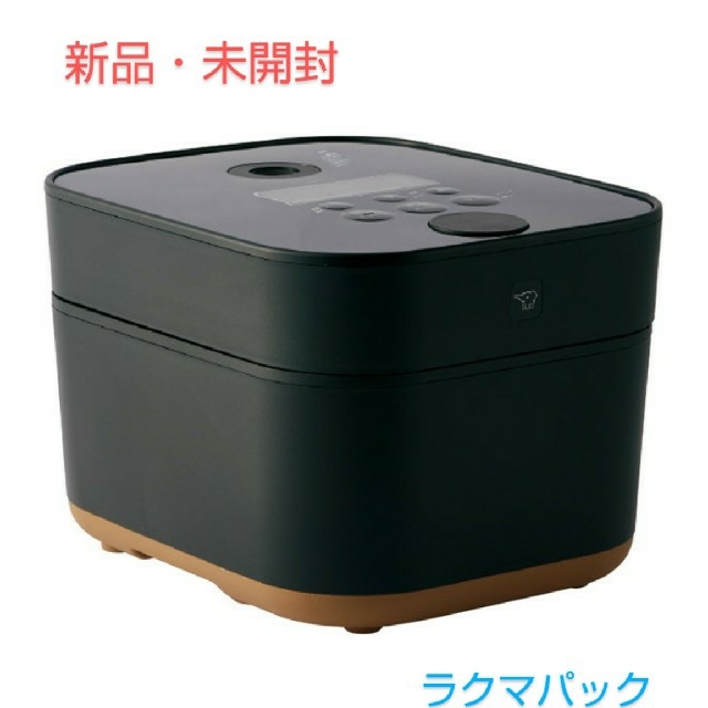 象印(ゾウジルシ)の【新品・未開封】象印 IH炊飯器 スタン STAN NWSA10-BA ブラック スマホ/家電/カメラの調理家電(炊飯器)の商品写真