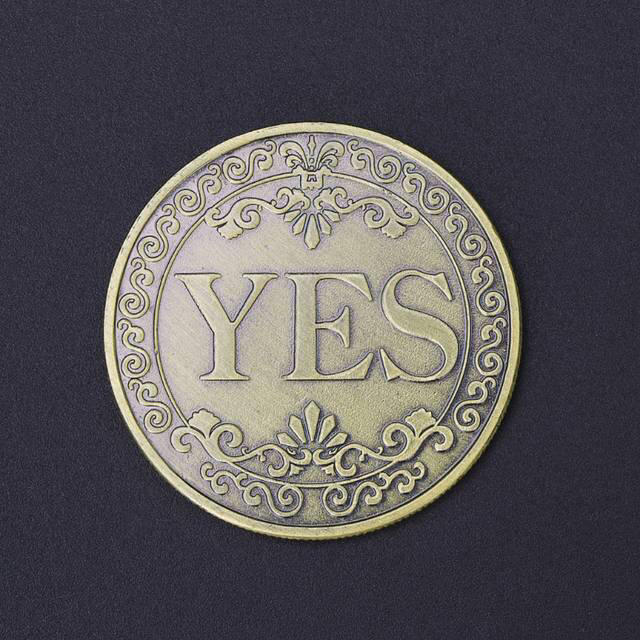 【上質な手触り】イエス ・ノー・コイン  YES NO COIN エンタメ/ホビーのテーブルゲーム/ホビー(トランプ/UNO)の商品写真