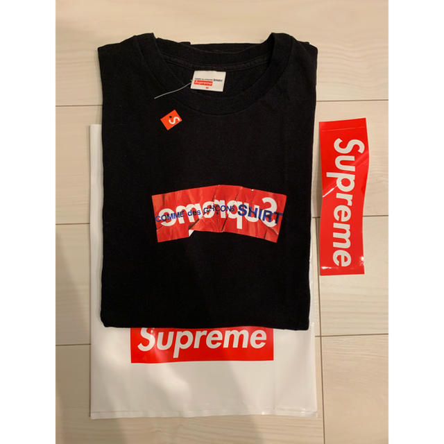 黒BLACKサイズSupreme COMME des GARCONS Box Logo Tee