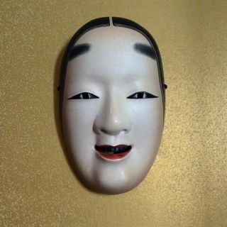 能面 木彫り 小面 作者不明 約21✖️13、5cm程の通販 by tnt06's