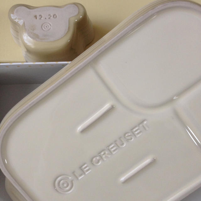 LE CREUSET(ルクルーゼ)のル クルーゼ  ベビープレートセット キッズ/ベビー/マタニティの授乳/お食事用品(離乳食器セット)の商品写真