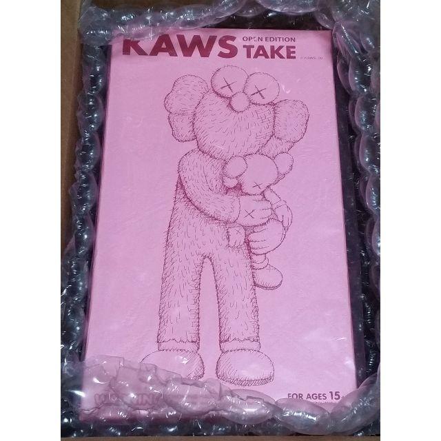 新品未開封 KAWS TAKE PINK カウズ　ピンク