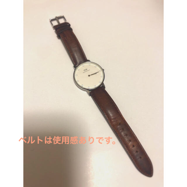 Daniel Wellington(ダニエルウェリントン)のダニエルウェリントン　スワロフスキー　シルバー　34mm 0960DW レディースのファッション小物(腕時計)の商品写真