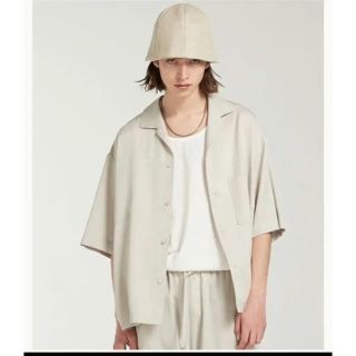 ハレ(HARE)のリドム  CUPRO RELAX OPEN COLLAR(シャツ)