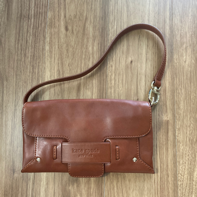 kate spade new york レザー　ショルダーバッグ