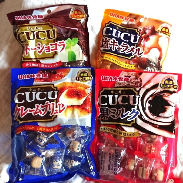 UHA味覚糖(ユーハミカクトウ)の味覚糖 CUCU キュキュ 食べ比べセット 食品/飲料/酒の食品(菓子/デザート)の商品写真
