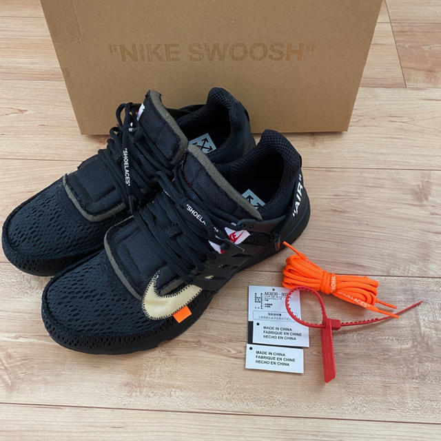 NIKE presto off-white 27cm US9　プレスト ブラック