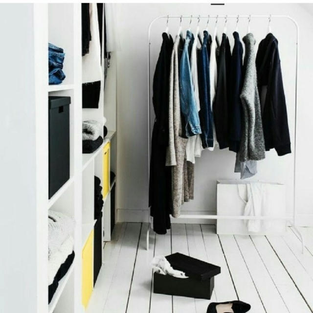 IKEA(イケア)のIKEA　シングルハンガーラック2セット　イケア　洋服ラック インテリア/住まい/日用品の収納家具(棚/ラック/タンス)の商品写真