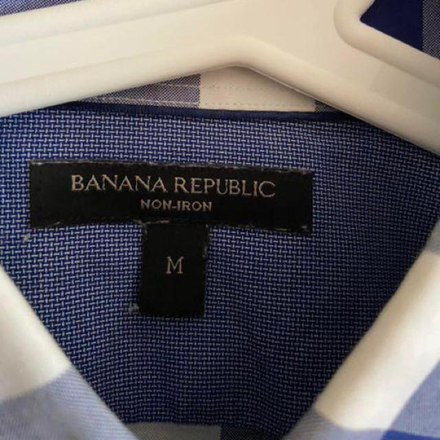 Banana Republic(バナナリパブリック)のBANANA REPUBLIC バナナリパブリック ノンアイロン 長袖シャツM メンズのトップス(シャツ)の商品写真