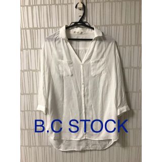 シンプリシテェ(Simplicite)の値下げ♡B.C STOCK シンプリシテェ☆白ブラウス シャツ　1回のみ着用(シャツ/ブラウス(半袖/袖なし))