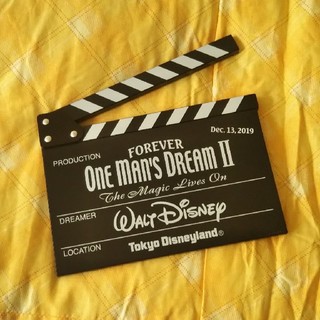 ディズニー(Disney)のOne Man's Dream Ⅱ カチンコ(キャラクターグッズ)