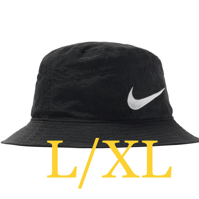 新品未使用 STUSSY / NIKE BUCKET HAT BLACK 【限定特価】 www.skytrac.ca