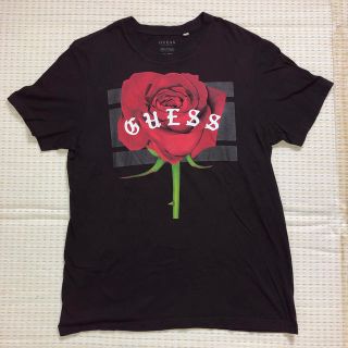 ゲス(GUESS)のGUESS バラ柄 tシャツ(Tシャツ/カットソー(半袖/袖なし))