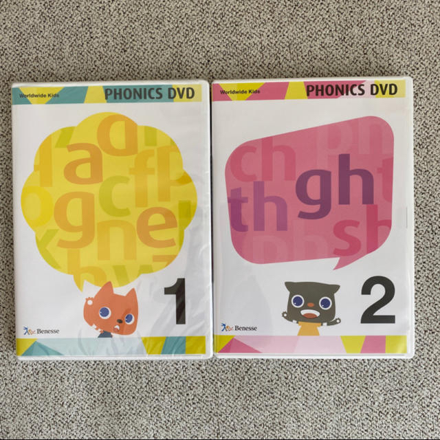 WWK ワールドワイドキッズ フォニックスDVD 2枚セット WKE-