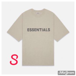 フィアオブゴッド(FEAR OF GOD)の【ESSENTIALS】新作 2020SS ロゴ Tシャツ TAN (Tシャツ/カットソー(半袖/袖なし))