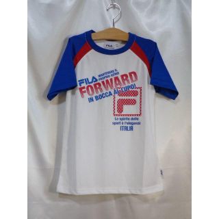 フィラ(FILA)の＜№1703＞(150cm)★FILA(フィラ)★速乾スポーツＴシャツ☆白(Tシャツ/カットソー)