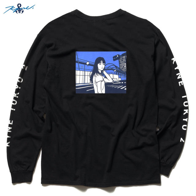 SOPH(ソフ)のL SOPHNET KYNE TOKYO 2 L/S TEE ブラック メンズのトップス(Tシャツ/カットソー(七分/長袖))の商品写真