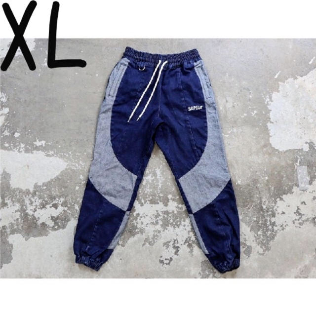 メンズSAPEur DENIM TRACK PANTS XL サプール デニム パンツ