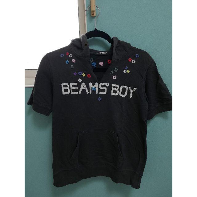 BEAMS BOY(ビームスボーイ)の【花柄刺繍が可愛い♡】BEAMS BOY　フード付きカットソー レディースのトップス(パーカー)の商品写真