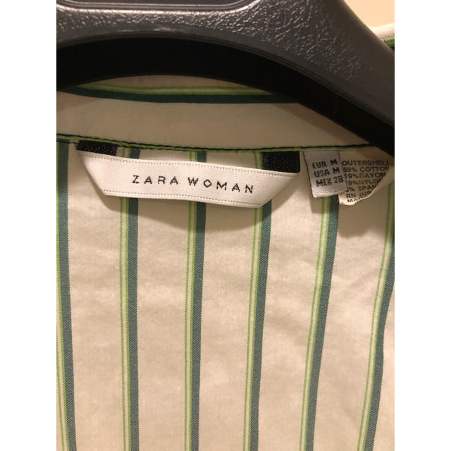 ZARA(ザラ)のザラ  ブラウス　ストライプ レディースのトップス(シャツ/ブラウス(半袖/袖なし))の商品写真