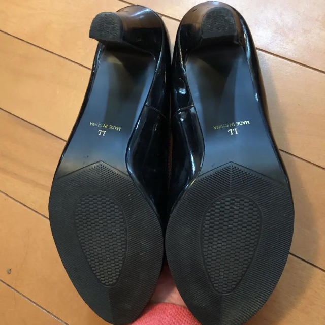 パンプス　LLサイズ　黒 レディースの靴/シューズ(ハイヒール/パンプス)の商品写真